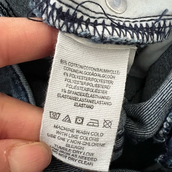 FREE PEOPLE High Rise Distressed Medium Wash Skinny Jeans Sz 27'' - Picture 4 of 5